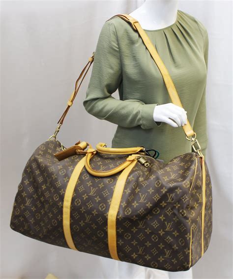 louis vuitton brown monogram canvas keepall bandouliere 60 travel bag|Keepall 60 Bandoulière My LV Heritage Monogram Canvas .